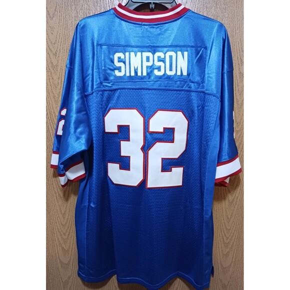 OJ Simpson (Mitch/Ness)-(Bills)-(Jersey)-(Blue)-(New Cond.)-(Size:XL)-$120.00 - Picture 5 of 10